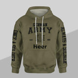 Personalized German Solider/ Veteran One A Soldier Always A Soldier Unit Logo Hoodie 3D Printed QTDT0501