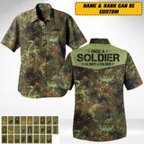 Personalized German  Veteran/Soldier Once A Soldier Always A Soldier Hawaii Shirt Printed 23JAN-HQ05