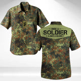 Personalized German  Veteran/Soldier Once A Soldier Always A Soldier Hawaii Shirt Printed 23JAN-HQ05