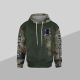 Personalized French Solider/ Veteran One A Soldier Always A Soldier Rank Camo Hoodie 3D Printed QTDT0601