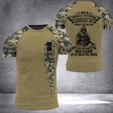 Personalized I Am A French Veteran I Would Put The Uniform Back On  Rank Camo 3D Printed Tshirt 23JAN-HQ06