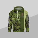 Personalized Danish Solider/ Veteran One A Soldier Always A Soldier Rank Camo Hoodie or Sweater 3D Printed QTDT0601