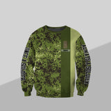 Personalized Danish Solider/ Veteran One A Soldier Always A Soldier Rank Camo Hoodie or Sweater 3D Printed QTDT0601