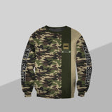 Personalized French Solider/ Veteran One A Soldier Always A Soldier Rank Camo Hoodie or Sweater 3D Printed QTDT0601