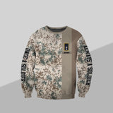 Personalized German Solider/ Veteran One A Soldier Always A Soldier Rank Camo Hoodie or Sweater 3D Printed QTDT0601