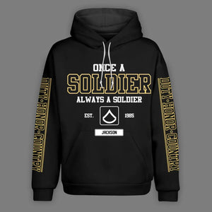 Personalized US Solider/ Veteran One A Soldier Always A Soldier Hoodie 3D Printed QTHQ0601
