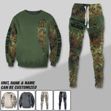 Personalized German Solider/ Veteran One A Soldier Always A Soldier Rank Camo  Sweater Or Sweatpant 3D Printed 23JAN-DT07