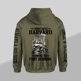 Personalized I Didn't Go To Harvard I Went To Fort Benning Once A Soldier Always A Soldier U.S Rank Hoodie Or Sweatpant 3D Printed 23JAN-DT10