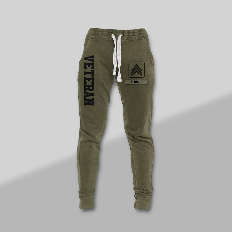 Personalized I Didn't Go To Harvard I Went To Fort Benning Once A Soldier Always A Soldier U.S Rank Hoodie Or Sweatpant 3D Printed 23JAN-DT10