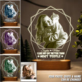 Personalized I Like My Cat Better Than Most People Led Lamp Printed PNDT1301