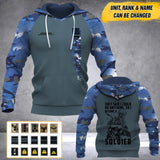 Personalized Australian  Solider/ Veteran They Said I Could Do Anything Camo With Name and Rank Hoodie 3D Printed 23JAN-HY13