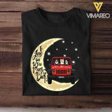 Personalized I Love You To The Moon & Back Dog with Jeep Tshirt Printed 23JAN-HY14