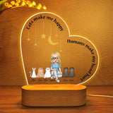 Personalized Cats Make Me Happy Humans Make My Head Hurt Led Lamp Printed PNVD1601