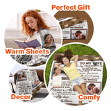 Personalized To My Wife The Day I Fell In Love With You I Realized That You Are The One Couple Quilt Blanket Printed PNHQ2901