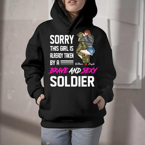 Personalized Sorry This Girl Is Already Taken By A Australian Brave Adn Sexy Soldier Hoodie Printed HQPN1801