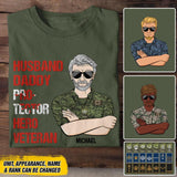 Personalized Canadian Soldier/ Veteran Husband Daddy Protector Hero Veteran Printed Tshirts 23JAN-DT29