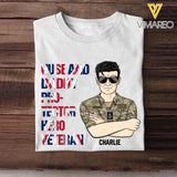 Personalized UK Soldier/ Veteran Husband Daddy Protector Hero Veteran Printed Tshirts 23JAN-DT29