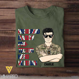 Personalized UK Soldier/ Veteran Husband Daddy Protector Hero Veteran Printed Tshirts 23JAN-DT29
