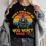 Personalized Don't Follow Me You Won't Make It Jeep & Girl Tshirt or Hoodie Printed QTHQ3001