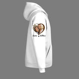 Personalized Let All That You Do Be Done In Love & Couple Image on Sleeve Hoodie or Sweater 3D Printed QTHQ3001