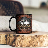 Personalized Cat Lovers Black Mug Printed 23FEB-HQ01