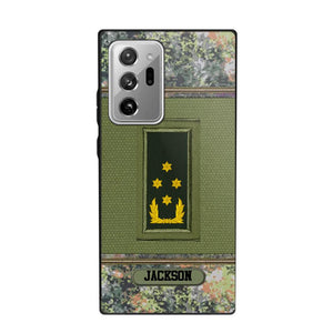 Personalized Netherland Soldier/Veteran Phonecase Printed 23JAN-DT31