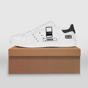 Personalized British Soldier/ Veteran Rank Low Top Shoes 23FEB-DT02