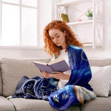 Personalized I Love You To The Moon And Back Cat Lovers Quilt Blanket Printed QTDT0302