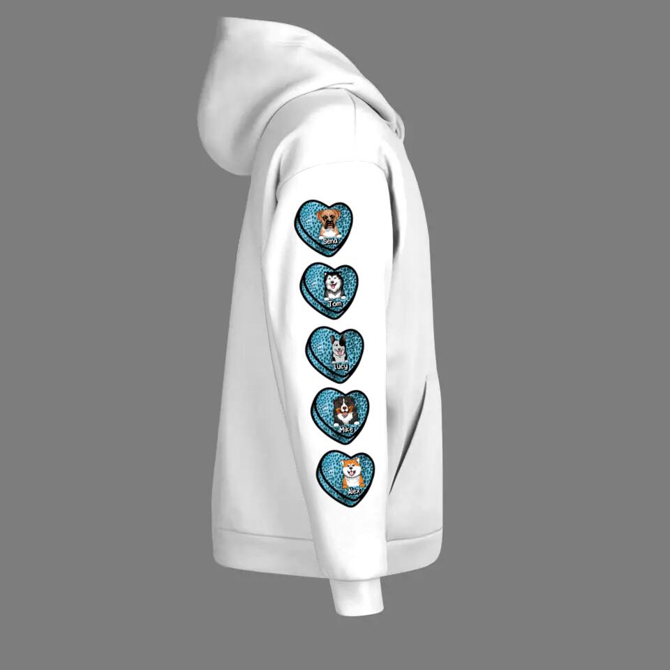 Personalized Dog Mom Hoodie  Printed QTVQ0602