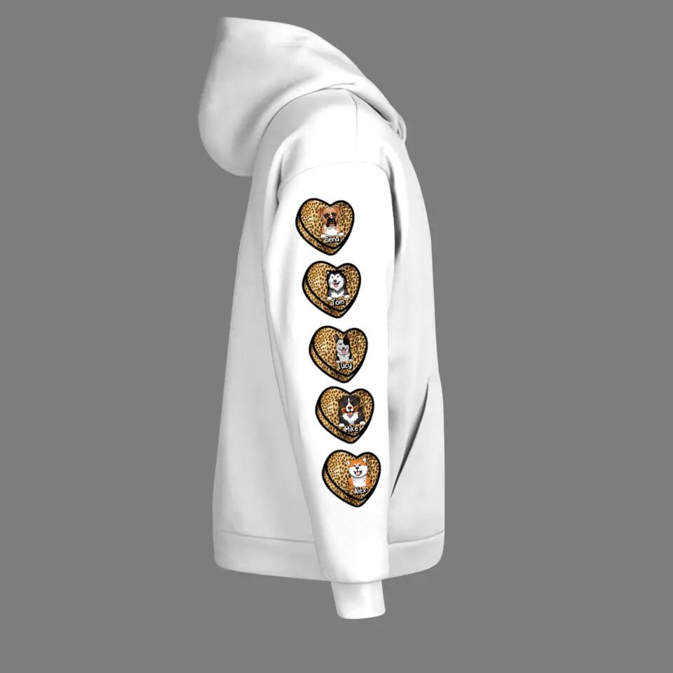 Personalized Dog Mom Hoodie  Printed QTVQ0602
