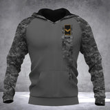 Personalized I Am A Canadian Grumpy Veteran I Fix Stupid Name and Rank Camo Hoodie 3D Printed QTDT0702