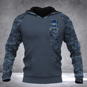 Personalized I Am A Canadian Grumpy Veteran I Fix Stupid Name and Rank Camo Hoodie 3D Printed QTDT0702