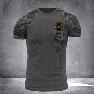 Personalized I Am A Canadian Grumpy Veteran I Fix Stupid Name and Rank Camo Hoodie 3D Printed QTDT0702