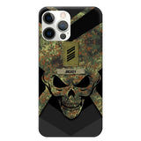 Personalized German Soldier/ Veteran Rank Camo with Name Phonecase Printed 23FEB-HQ10