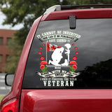 Personalized It Cannot Be Inherited Nor Can It Be Purchased I Have Earned It With My Sweat Canadian Veteran/Soldier Decal Printed 23FEB-VD10