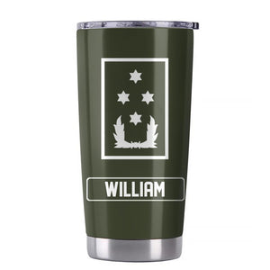 Personalized I Am Netherlands Veteran I Am Who I Am Rank Tumbler Printed QTHQ1302