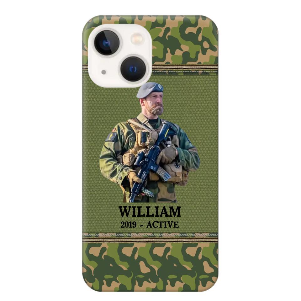 Personalized Upload Photo Norwegian Veteran/Soldier Phonecase Printed 23FEB-HQ28