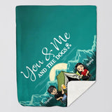 Personalized You Me And The Dogs Camping Couple Dog Lovers Quilt Blanket Printed 23FEB-HQ28