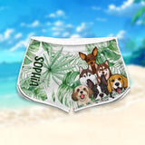 PERSONALIZED Dog Lover Tropical Beach Short QTHQ0103