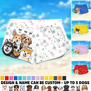 PERSONALIZED Dog Lover Beach Short QTHQ0203
