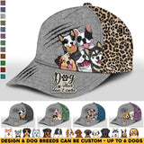 Personalized Dog Hair Don't Care Peaked Cap 3D Printed 23MAR-HQ04