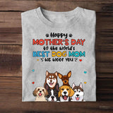 Personalized Happy Mother's Day To The World's Best Dog Mom We Woof You T-shirt Printed 23MAR-HQ10