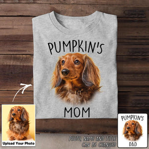 Personalized Upload Your Dog's Photo & Name Dog Lovers Gift Tshirt Printed 23MAR-DT13