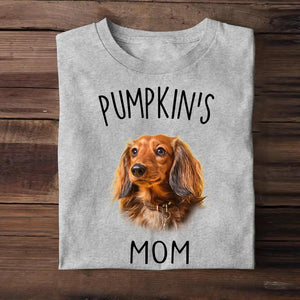 Personalized Upload Your Dog's Photo & Name Dog Lovers Gift Tshirt Printed 23MAR-DT13