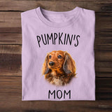 Personalized Upload Your Dog's Photo & Name Dog Lovers Gift Tshirt Printed 23MAR-DT13