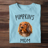 Personalized Upload Your Dog's Photo & Name Dog Lovers Gift Tshirt Printed 23MAR-DT13