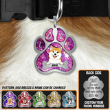 Personalized Dog Lovers I'm Lost Call My Mom Necklace Printed PNDT1503
