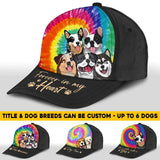 Personalized Dog Mom Fur Mama Life Is Better With Dogs Hipppie Peaked Cap 3D Printed QTHQ1603