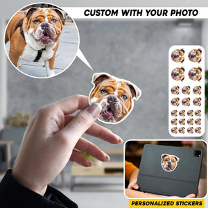 Personalized Upload Your Dog Photo Sticker Printed PNHQ1703