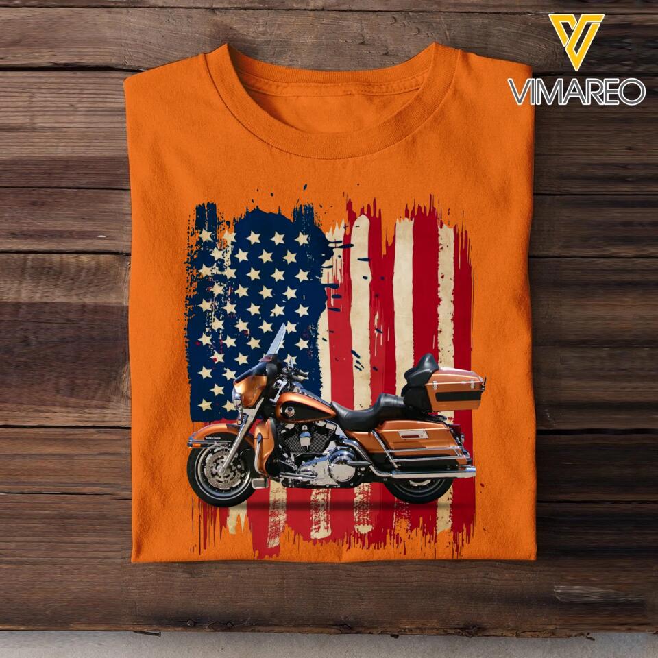 Personalized Upload Your Bike Photo Tshirt Printed 23MAR-DT18